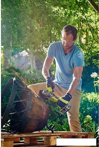 Угловая шлифмашина Ryobi R18AG7-0