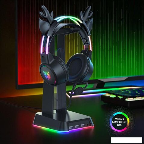 Наушники Onikuma X15 Pro Deer Ears (черный)