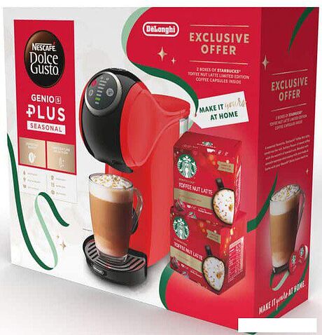 Капсульная кофеварка DeLonghi Dolce Gusto Genio S Plus EDG315.R