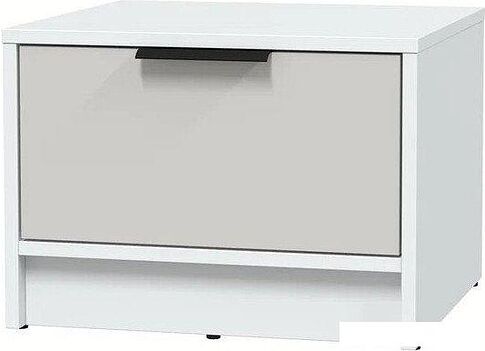 Комоды, тумбы Интерлиния Концепт КТ-ТК1-35 (персидский жемчуг/белый платинум)