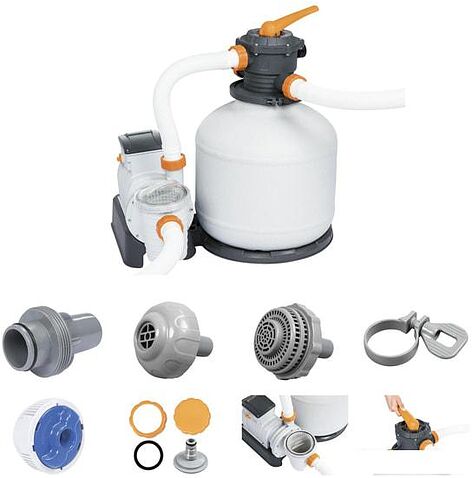 Аксессуары для бассейнов Bestway Песочный фильтр-насос 11355 л/ч 58486