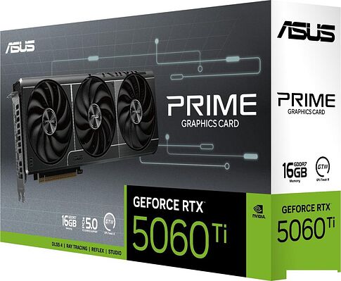 Видеокарта ASUS Prime GeForce RTX 5060 Ti 16GB GDDR7 PRIME-RTX5060TI-16G