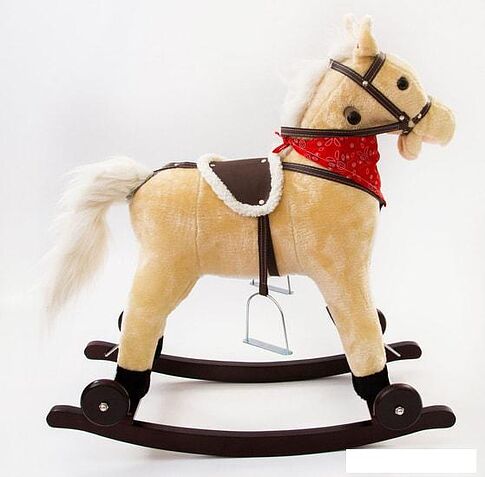 Качалка Amarobaby West Лошадка (бежевый)