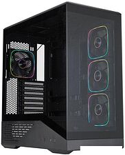 Корпус 1stPlayer GM7 ARGB GM7-BK-3FN7R-1FN7 (черный)