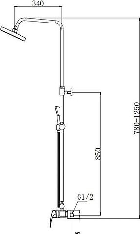 Душевая система  Maxonor Pure Life PL2477