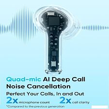 Наушники Realme Buds T200x (голубой)