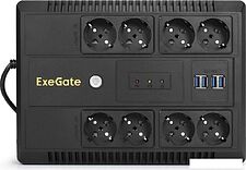 Источник бесперебойного питания ExeGate Neo NNB-800.LED.AVR.8SH.CH EX293854RUS Источник бесперебойного питания ExeGate Neo NNB-800.LED.AVR.8SH.CH EX293854RUS