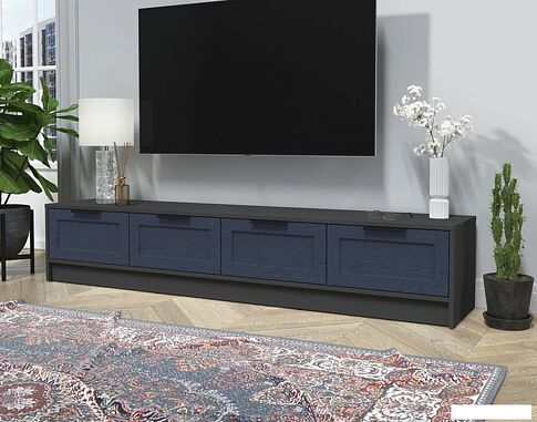 Тумба Интерлиния ТВ Концепт Тренд КТ-ТВ4-35 (антрацит/дуб королевский)