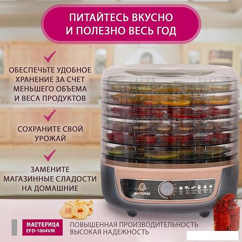 Сушилка для овощей и фруктов Мастерица EFD-1004VM