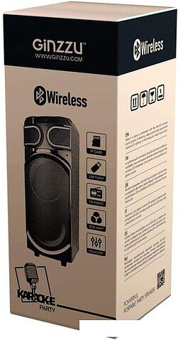 Колонка для вечеринок Ginzzu GM-203