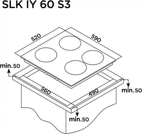 Варочная панель Schaub Lorenz SLK IY 60 S3
