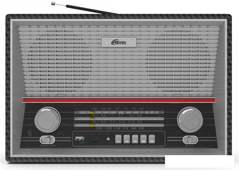 Радиоприемник Ritmix RPR-102 (карбон)
