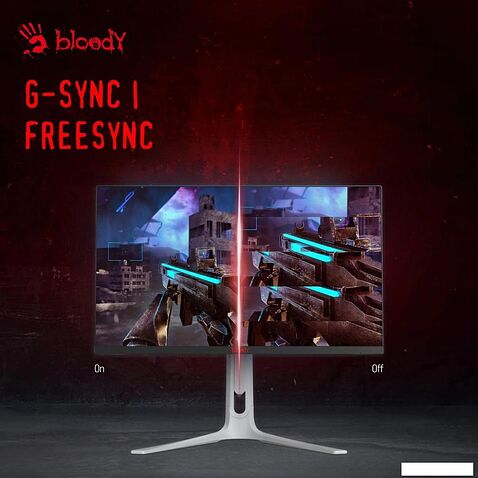 Игровой монитор A4Tech Bloody MN272Q (серый)