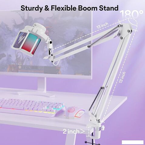 Проводной микрофон Maono DGM20S (белый)