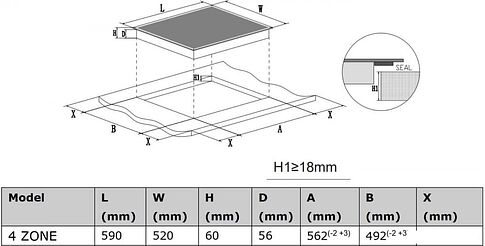 Варочная панель Haier HHY-Y64TVTPG