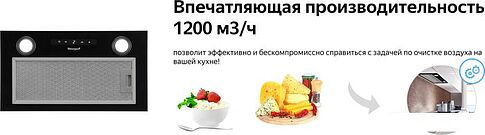 Кухонная вытяжка Weissgauff Box 1200 BL