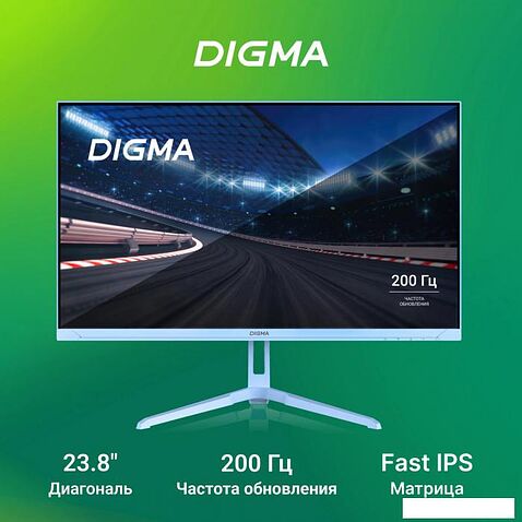 Игровой монитор Digma Overdrive 24P410F (голубой)