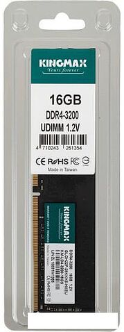 Оперативная память Kingmax 16ГБ DDR4 3200 МГц KM-LD4-3200-16GS