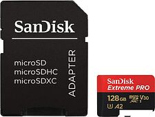 Карта памяти SanDisk Extreme PRO microSDXC SDSQXCD-128G-GN6MA 128GB (с адаптером) Карта памяти SanDisk Extreme PRO microSDXC SDSQXCD-128G-GN6MA 128GB (с адаптером)