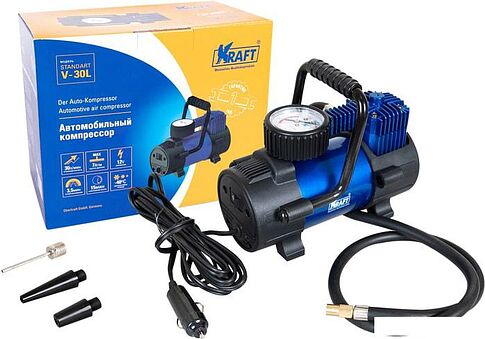 Автомобильный компрессор Kraft ECO V-30L