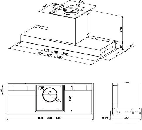 Кухонная вытяжка Franke Style Pro FSTPRO 908 305.0522.797