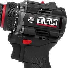 Дрель-шуруповерт TEH TDBL316-2B (с 2-мя АКБ, кейс)