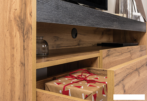 Тумба Mobi ТВ 13.272 (дуб вотан 065 R-интра)