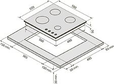 Варочная панель Krona Nebel 60 WH W