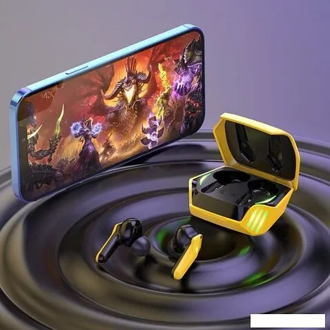 Наушники Borofone BW49 (черный/желтый)