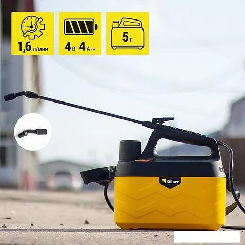 Аккумуляторный опрыскиватель Kolner KCSG 5/4-Li кн5-4ли