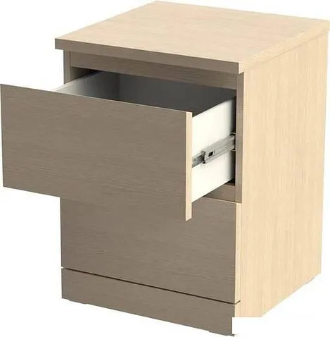 Тумба Mio Tesoro Варма 2 (шпон дуб, беленый)