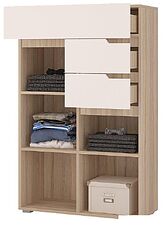 Комод Горизонт Анталия (сонома-белый софт)