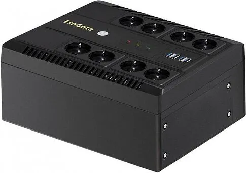 Источник бесперебойного питания ExeGate Neo NNB-1000.LED.AVR.8SH.CH EX293855RUS