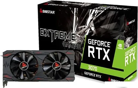 Видеокарта BIOSTAR GeForce RTX 3070 8GB GDDR6 VN3706RM82