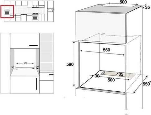 Электрический духовой шкаф Schtoff Decor 445