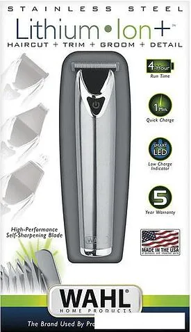 Машинка для стрижки Wahl Trimmer Stainless Steel Li-Ion [9818-116]