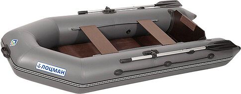 Моторно-гребная лодка Лоцман Моторная стандарт ЛМС-260 ЖС (серый)