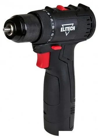 Дрель-шуруповерт ELITECH ДА 10.8БЛ2 E2201.037.01 (с 2-мя АКБ)
