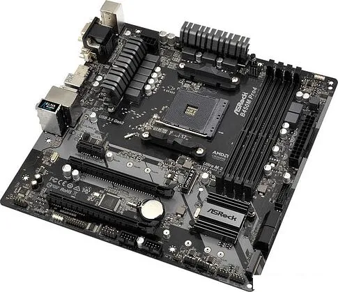 Материнская плата ASRock B450M Pro4