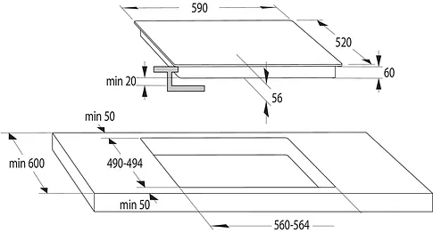 Варочная панель Gorenje ECT63ASC