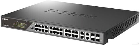 Управляемый коммутатор 2-го уровня D-Link DSS-200G-28MPP/A1A