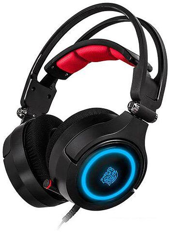Наушники с микрофоном Thermaltake Cronos Riing RGB 7.1 [N:HT-CRA-DIECBK-20]