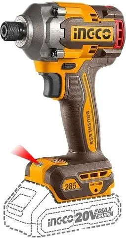 Винтоверт Ingco CIRLI2028 (с 2-мя АКБ, кейс)