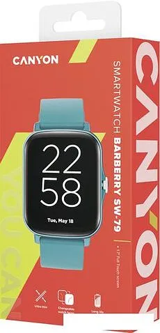 Умные часы Canyon Barberry SW-79 (синий)