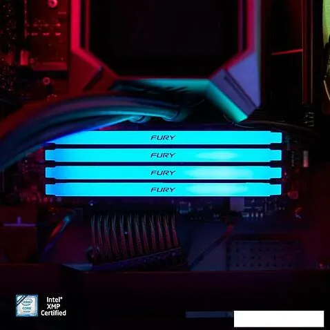 Оперативная память Kingston FURY Beast RGB 4x8ГБ DDR4 3600 МГц KF436C17BB2AK4/32
