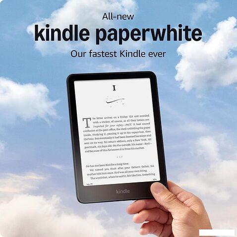 Электронная книга Amazon Kindle Paperwhite 2024 16GB Ad-supported (черный)