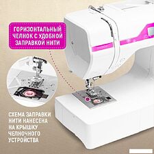 Электромеханическая швейная машина Janete 2600A (розовый) Электромеханическая швейная машина Janete 2600A (розовый)