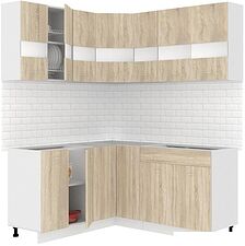 Готовая кухня Кортекс-мебель Корнелия Экстра 1.5x1.7 без столешницы (дуб сонома) Готовая кухня Кортекс-мебель Корнелия Экстра 1.5x1.7 без столешницы (дуб сонома)