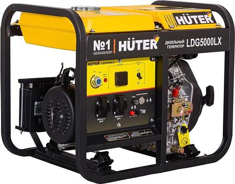 Дизельный генератор Huter LDG 5000LX