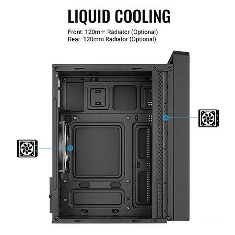 Корпус AeroCool CS-109-G-BK-v1